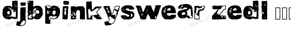 DjbPinkySwear-zed1字体转换