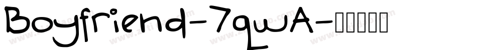 Boyfriend-7qwA字体转换