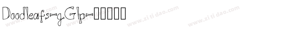 Doodleafs-gGlp字体转换