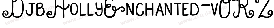 DjbHollyEnchanted-vORZ字体转换