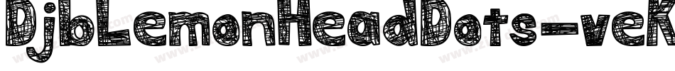 DjbLemonHeadDots-veK9字体转换