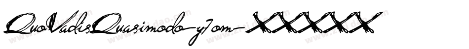 QuoVadisQuasimodo-y7om字体转换