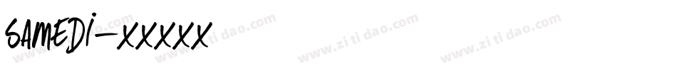 samedi字体转换