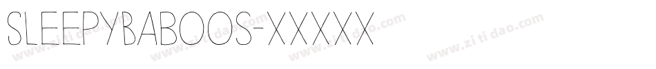 SleepyBaboos字体转换