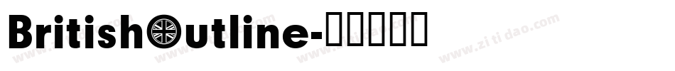 BritishOutline字体转换