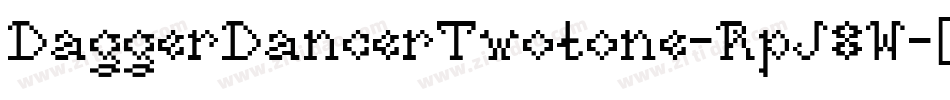 DaggerDancerTwotone-RpJ8W字体转换