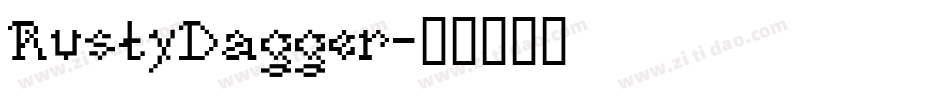 RustyDagger字体转换