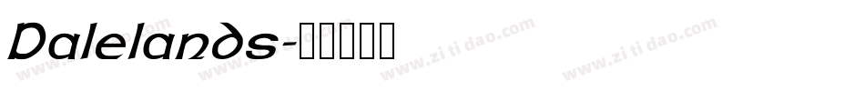 Dalelands字体转换
