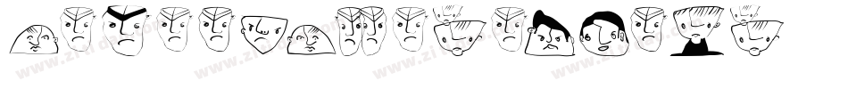 DamagedSataLight字体转换