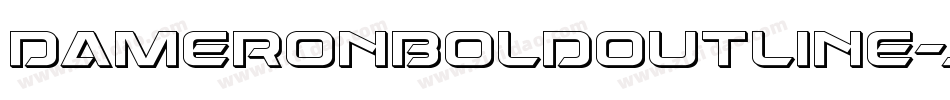 DameronBoldOutline-jz0G字体转换