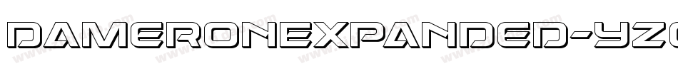 DameronExpanded-yzoY字体转换