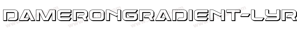 DameronGradient-lyrd字体转换