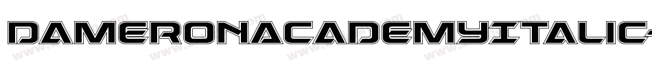 DameronAcademyItalic-Va1Z字体转换