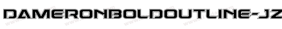 DameronBoldOutline-jz0G字体转换