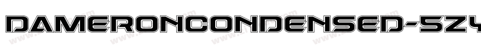 DameronCondensed-5ZY8字体转换