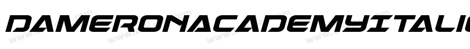 DameronAcademyItalic-Va1Z字体转换