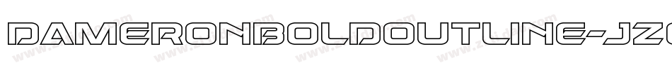 DameronBoldOutline-jz0G字体转换