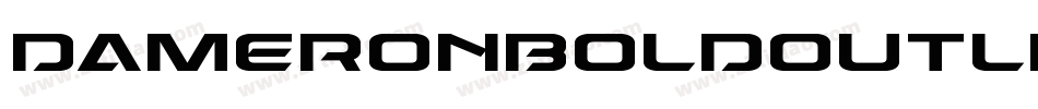 DameronBoldOutline-jz0G字体转换