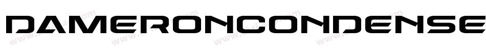 DameronCondensedItalic-63rY字体转换
