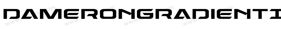 DameronGradientItalic-nzKg字体转换