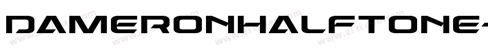 DameronHalftone-1W12字体转换