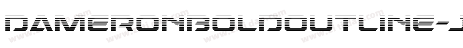 DameronBoldOutline-jz0G字体转换