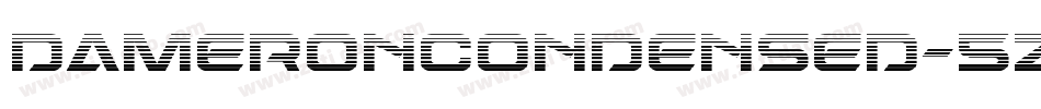 DameronCondensed-5ZY8字体转换