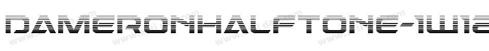 DameronHalftone-1W12字体转换
