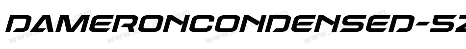 DameronCondensed-5ZY8字体转换