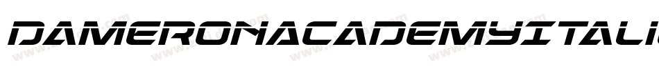 DameronAcademyItalic-Va1Z字体转换