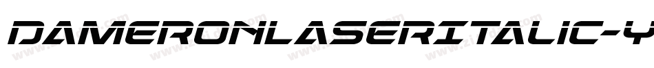 DameronLaserItalic-YZdO字体转换
