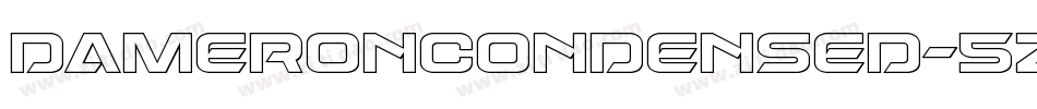 DameronCondensed-5ZY8字体转换