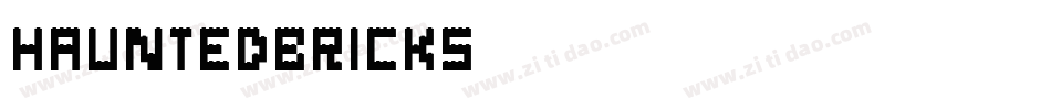 HauntedBricks字体转换