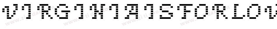 VirginiaIsForLovers字体转换