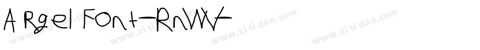 ArgelFont-RnWV字体转换