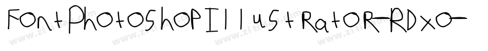 FontPhotoshopIllustrator-RDxo字体转换 FontPhotoshopIllustrator-RDxo字体转换