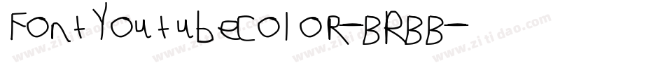 FontYoutubeColor-BRBB字体转换 FontYoutubeColor-BRBB字体转换