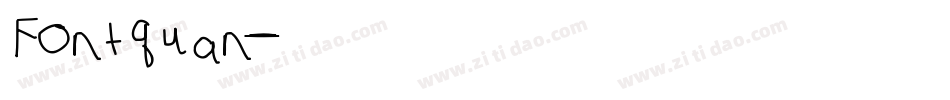 Fontquan字体转换