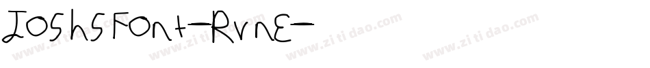 JoshsFont-RvnE字体转换
