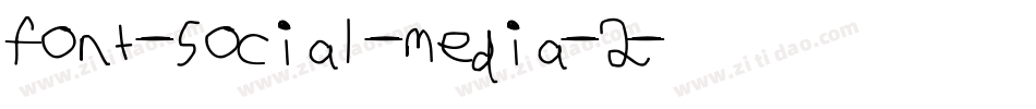 font-social-media-2字体转换