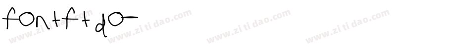 fontftdo字体转换