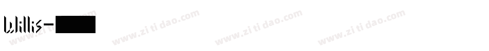 Willis字体转换