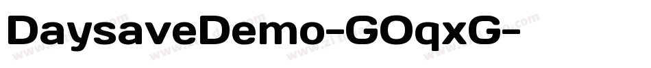 DaysaveDemo-GOqxG字体转换