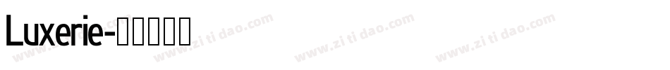 Luxerie字体转换