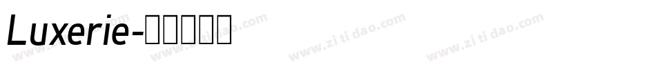 Luxerie字体转换