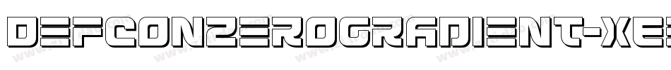 DefconZeroGradient-xEeV字体转换