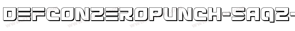 DefconZeroPunch-5AqZ字体转换