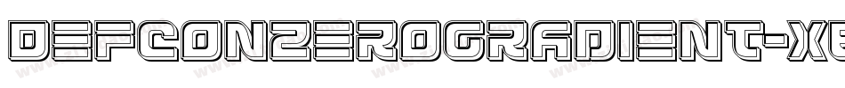 DefconZeroGradient-xEeV字体转换