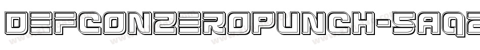 DefconZeroPunch-5AqZ字体转换