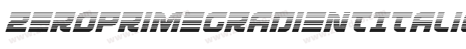 ZeroPrimeGradientItalic-x37nV字体转换 ZeroPrimeGradientItalic-x37nV字体转换
